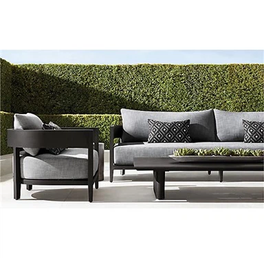 Lüks alüminyum kanepe seti