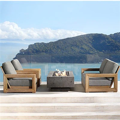 Tik Ahşap Mobilya Lüks Veranda Bahçe Koltuk Takımı